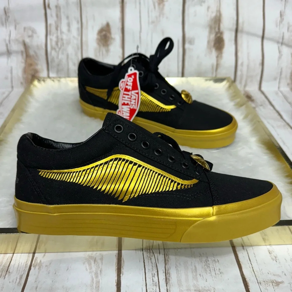 Harry Potter Golden Snitch  x VANS Old Skool Sneakers NEW